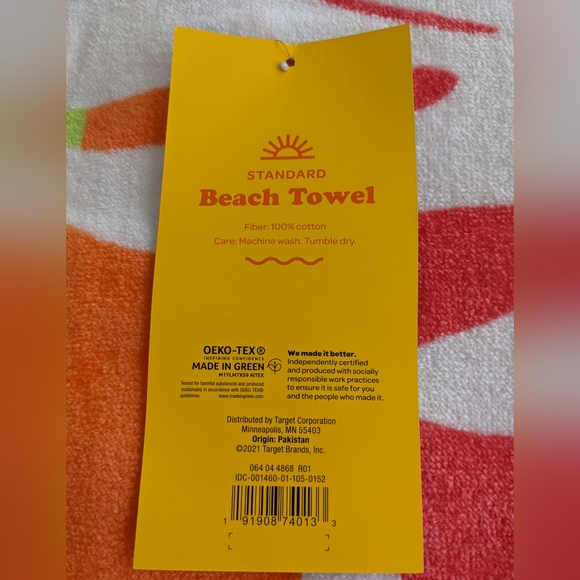 Target Bath 3 Target Sun Squad Beach Towels 0 Cotton 32 X 62 Poshmark